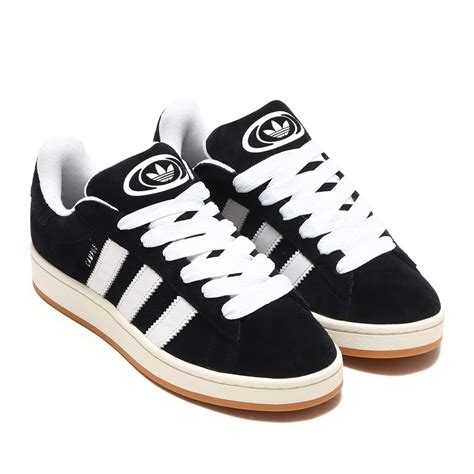 zwart witte adidas|adidas campus schoenen.